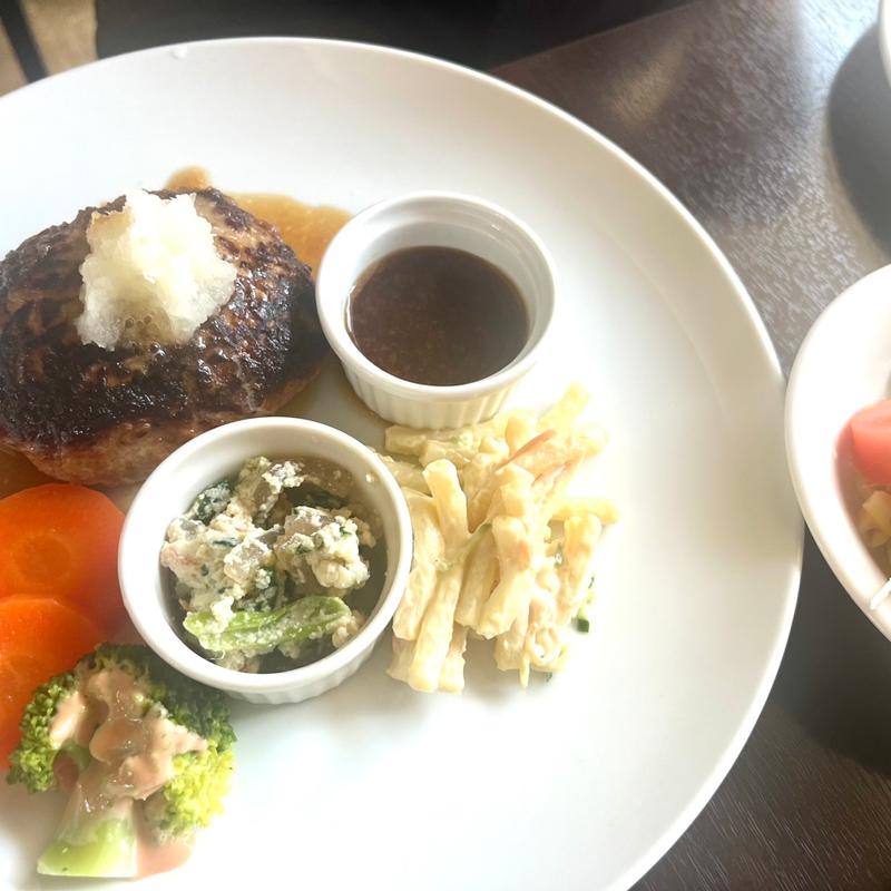 和風ソースハンバーグ(カフェ ロペ)