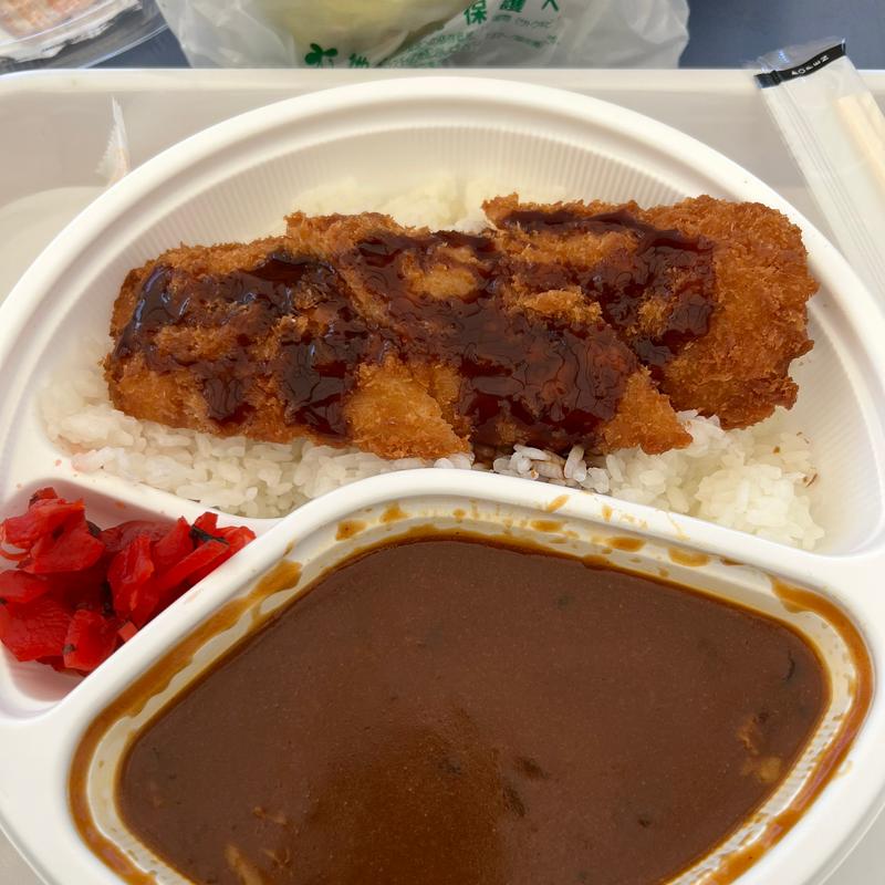 ビーフカレー、イカフライ(ふなばしアンデルセン公園)