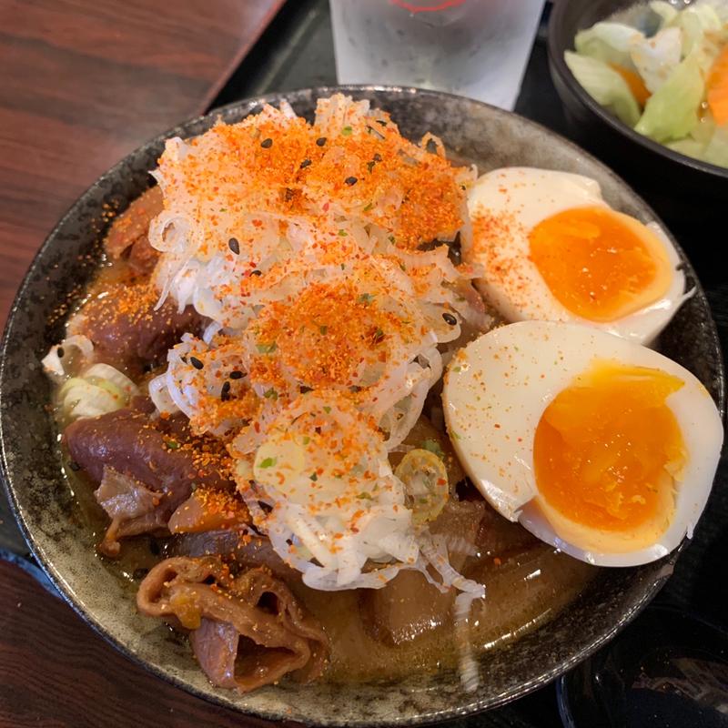 もつ煮定食(やきとり工房本厚木店)