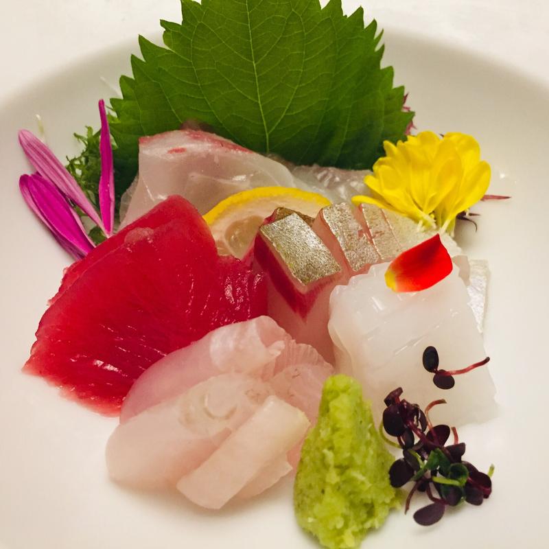 旬の地魚五種盛り(ホテル 竜宮)