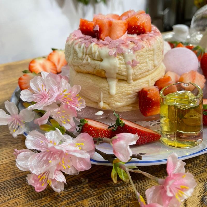 さくらのパンケーキ いちご2倍(よろず茶屋444)