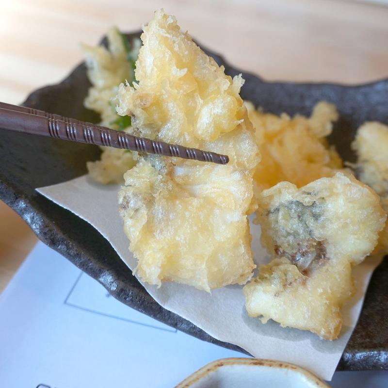 真鯛の天ぷらうどん(豊丸 糸島うどん)