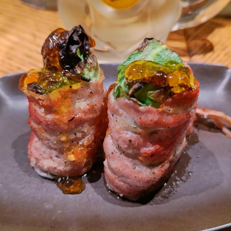 肉巻き レタス(串焼き こはる)