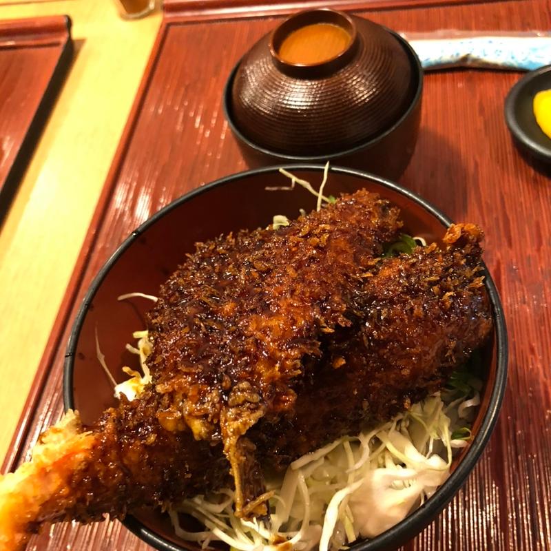 エビキスフライ丼(まるは食堂 JR名古屋駅店)