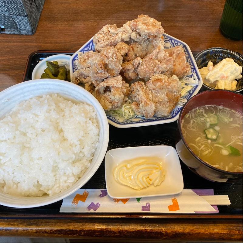 唐揚げ定食(寺川食堂 )