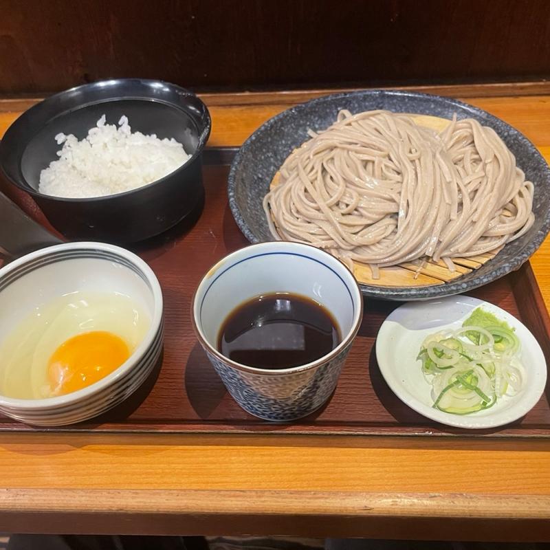 朝定食　卵かけご飯(十割蕎麦嵯峨谷 渋谷東急本店前店)