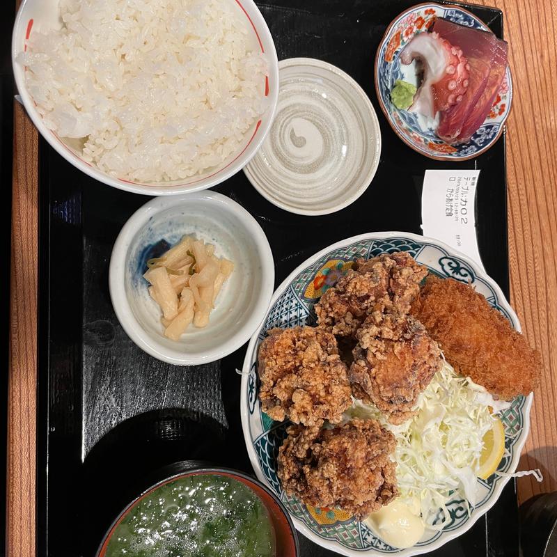唐揚げ定食(神保町 魚金 弐 すずらん通り店)