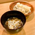 稲庭うどん 黒豚つけ麺(ひがん)