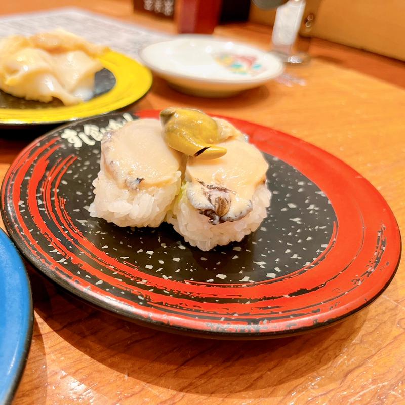活あわび(すし食いねぇ！ 県庁前店 （すしくいねぇ！）)
