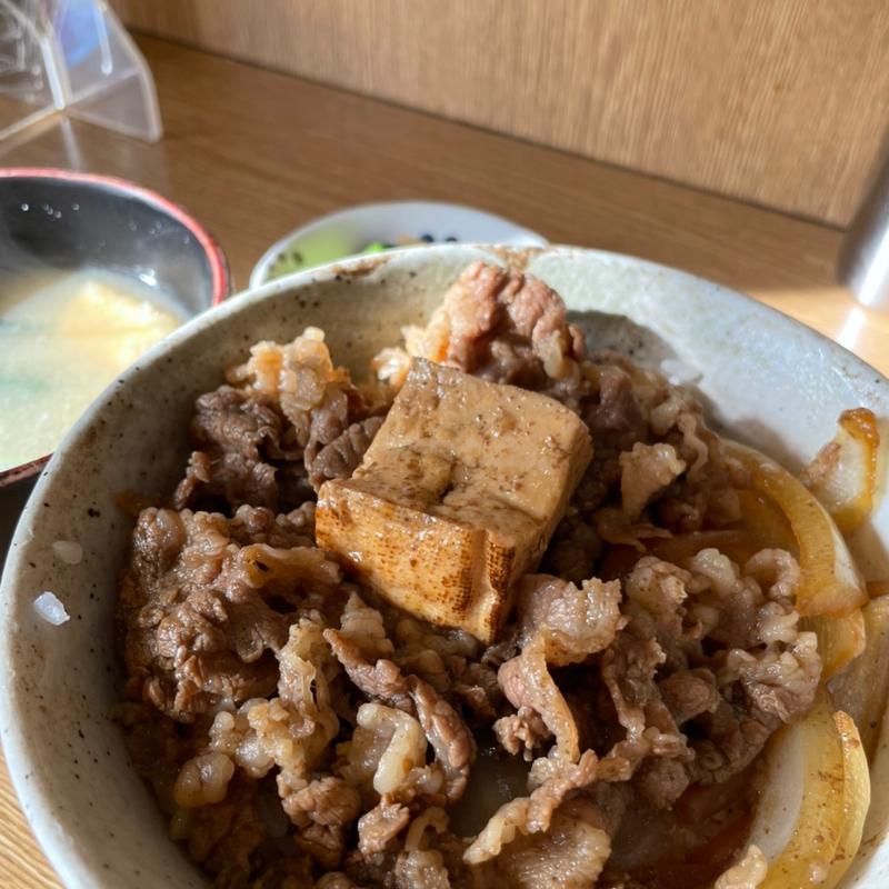 牛めし　味噌汁漬物付き(なんどき屋 )