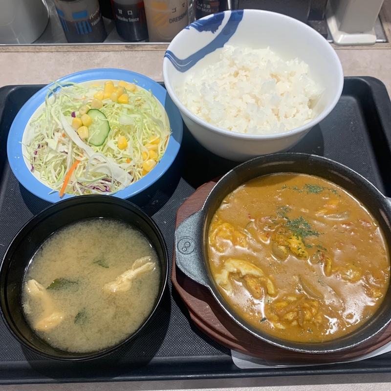プーパッポンカレー 大盛(松屋 中野坂上店)