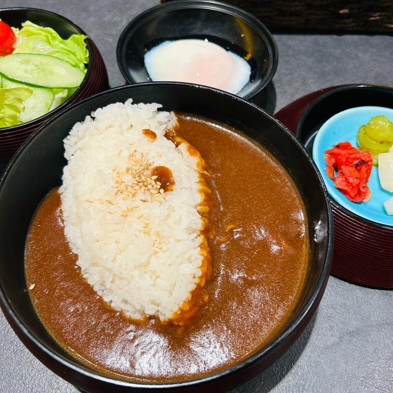 行列ビーフカレーセット(YUKI-湯木のカレーバル-)