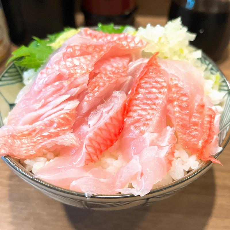 金目鯛の皮霜丼(がふうあん )