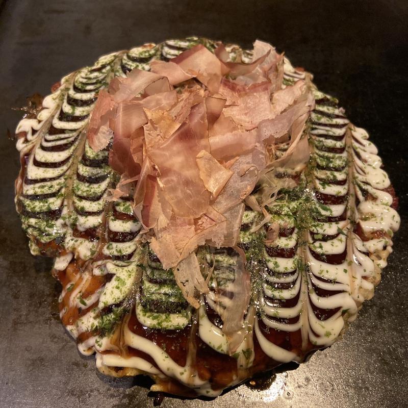 ミックスお好み焼き(鉄板マニア1号店)