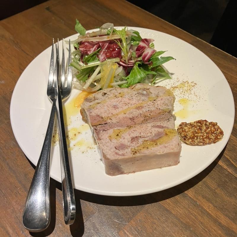 鶏もも肉　バテ・ド・カンパーニュ(炭 軍司)