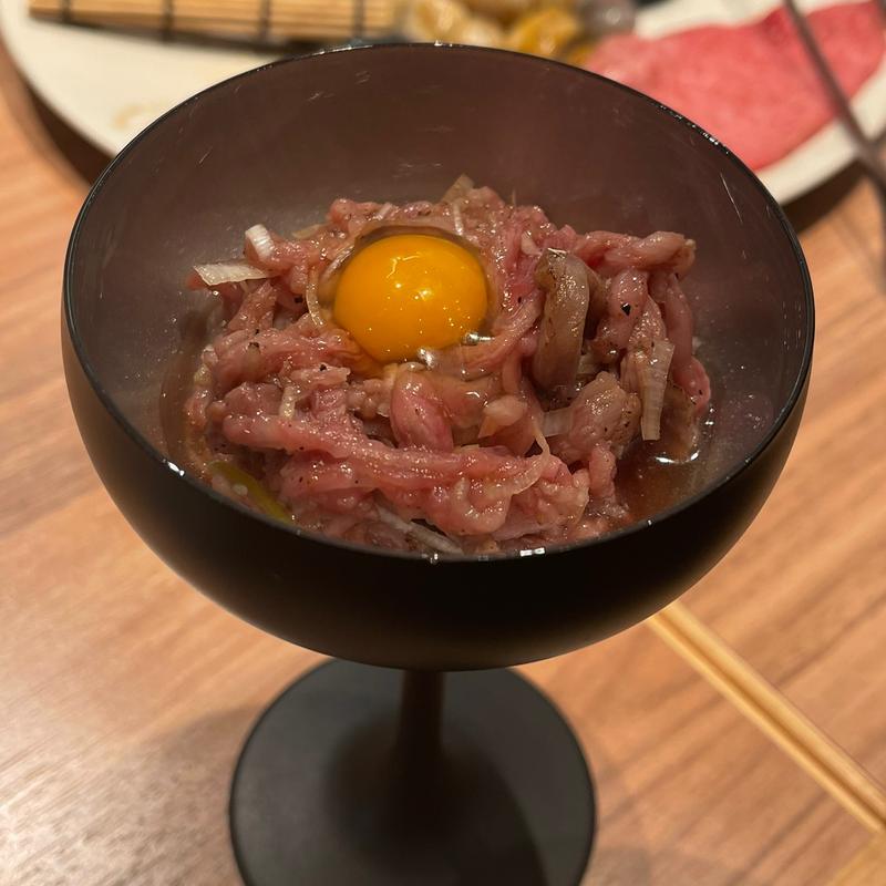 名物⭐︎元気玉(Yakiniku 名もなき名店へ 一切入魂一枚売り焼肉)