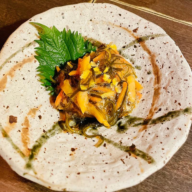 アオリイカの松前漬け(隠れ房 池袋店)