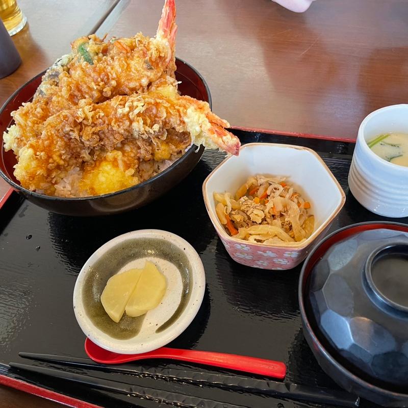 海老天丼(ドライブイン波立 )