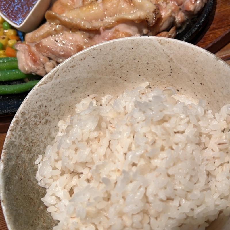 チキンステーキセット大盛り(しずる 経堂店)