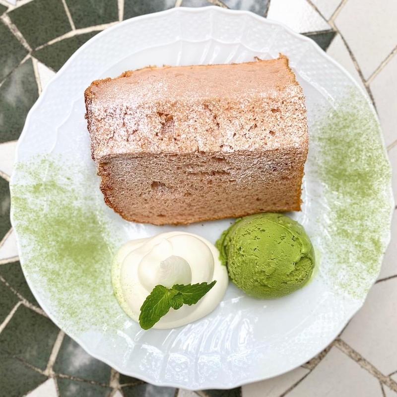 米粉のさくらシフォンケーキ(CAFE FACON （カフェ ファソン）)