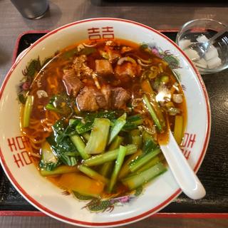 Gランチ　牛バラ麺(オーダー式食べ放題 黄山飯店 横浜中華街)