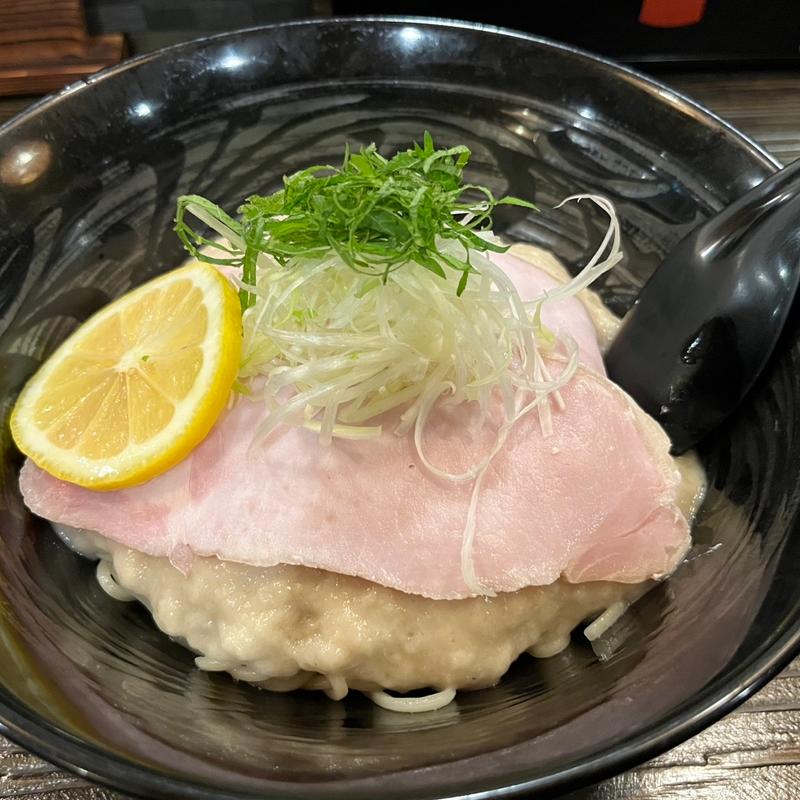 冷やし濃厚ブリ白湯(魚々麺 園)