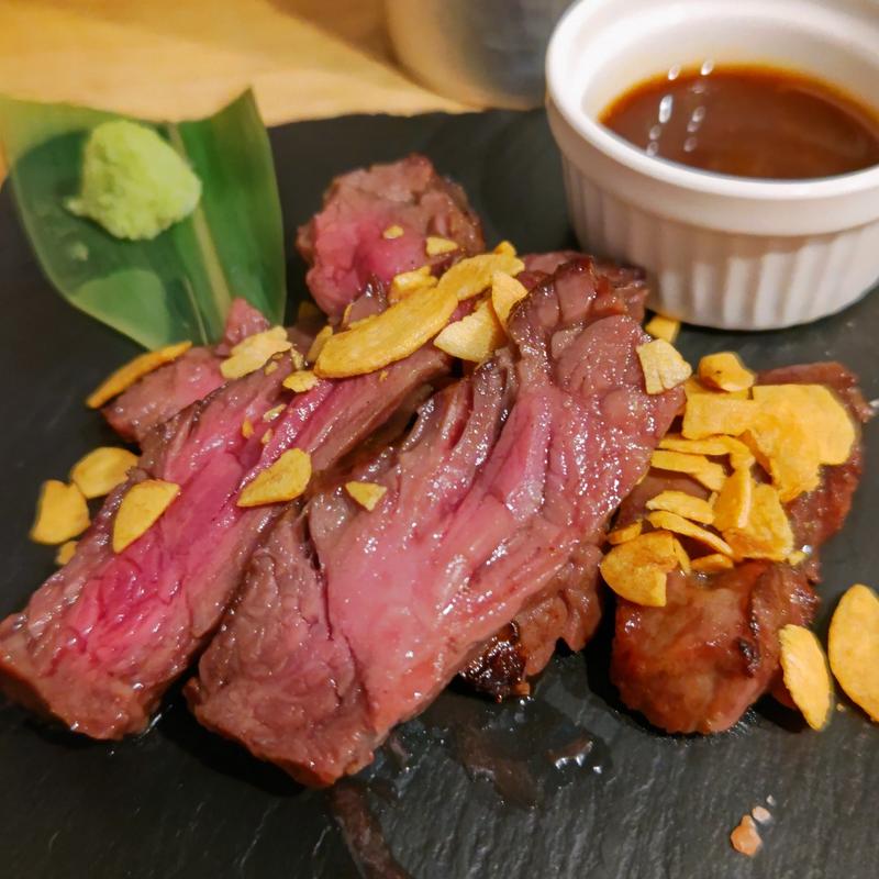 ハラミステーキ(ステーキ&チーズ酒場 レッドコング 野毛店)