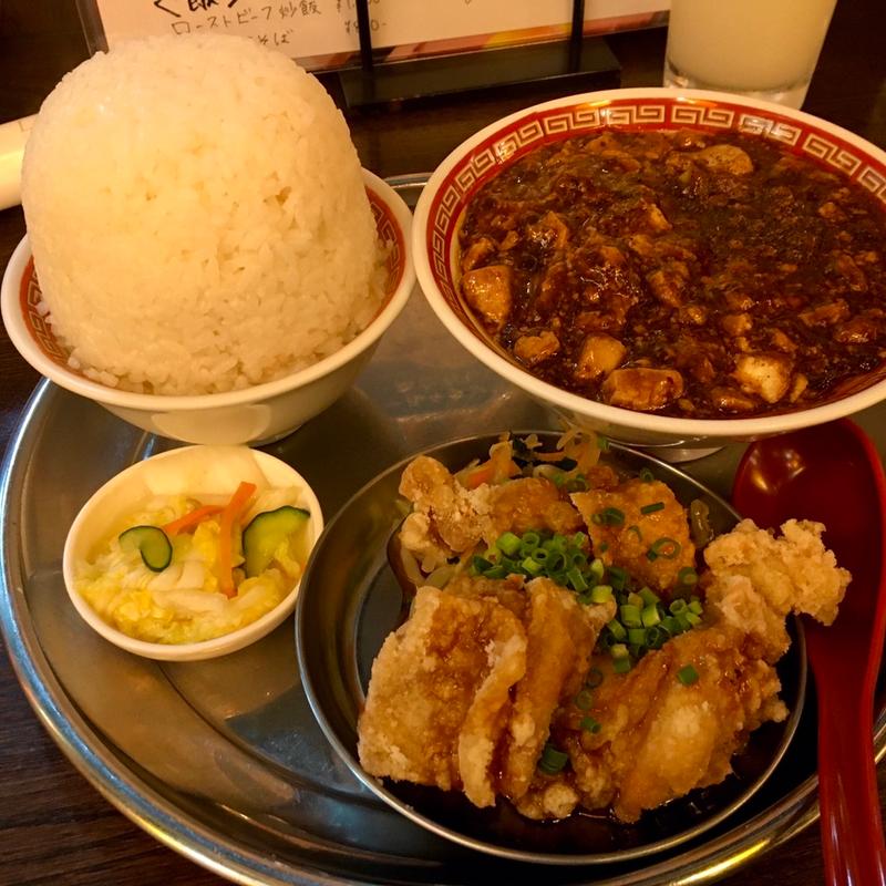 A定食(シマウマ大飯店)