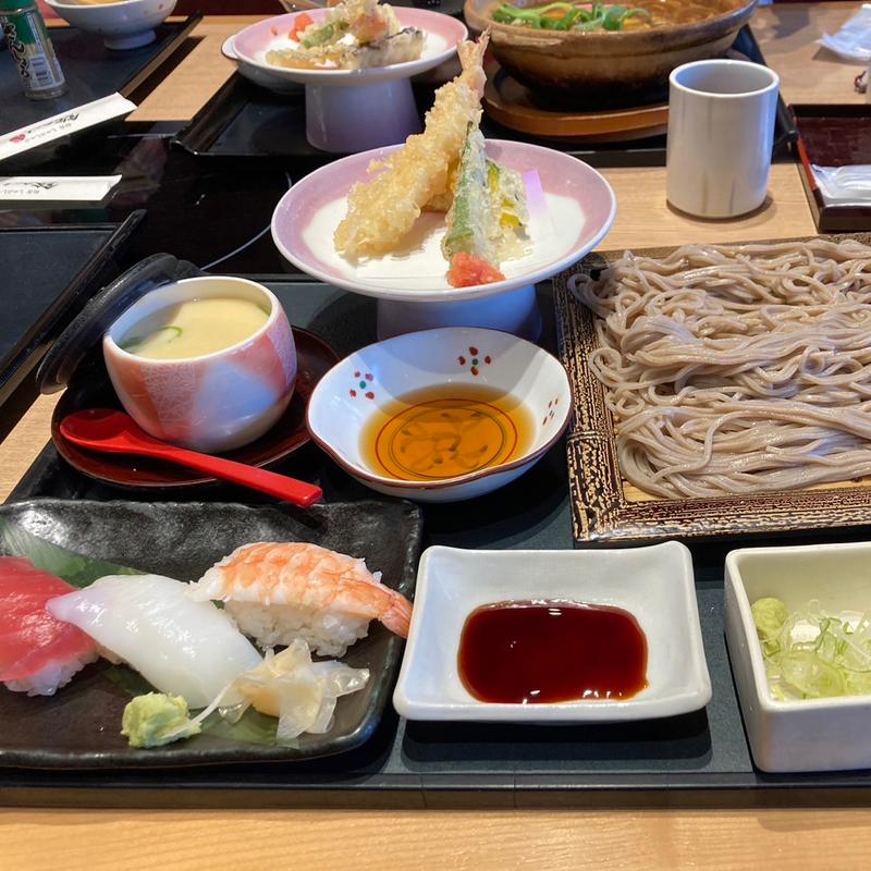 ざるそば握り寿司御膳(鈴のれん 春日井店 )