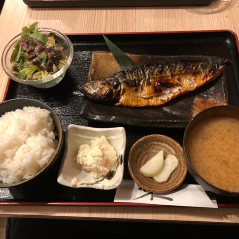 本日の焼き魚定食(和洋食堂だいす家)
