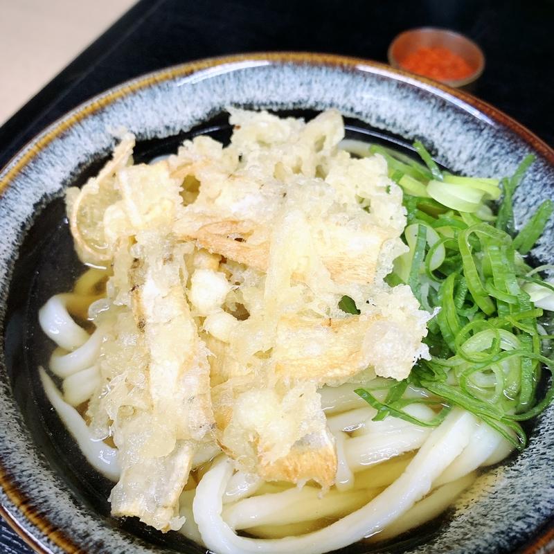 ごぼう天うどん(博多さぬきうどん 渡辺通店)