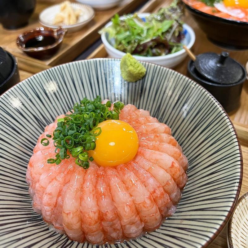 甘海老丼(海鮮居酒屋 大名魚喜)