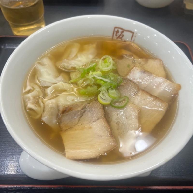喜多方わんたんラーメン(喜多方ラーメン 坂内 岩槻店)