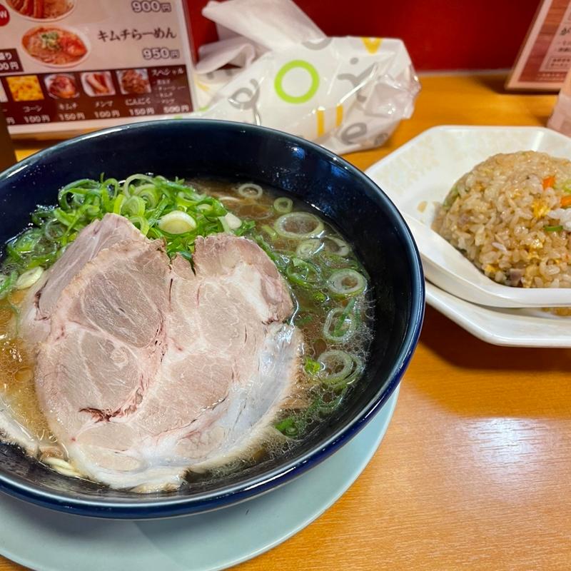 醬油らーめん並+炒飯セット(らーめん藤 )