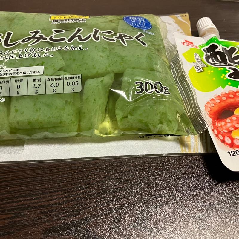 さしみこんにゃくと酢みそ(ザ・ビッグ浜松葵町店)