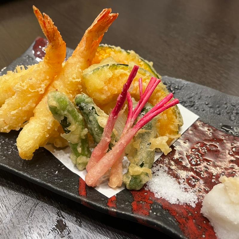 天麩羅盛り合わせ(喜多郎寿し なんば店)