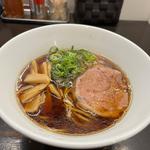 燻香ラーメン(博多とんこつ 豚の足跡)