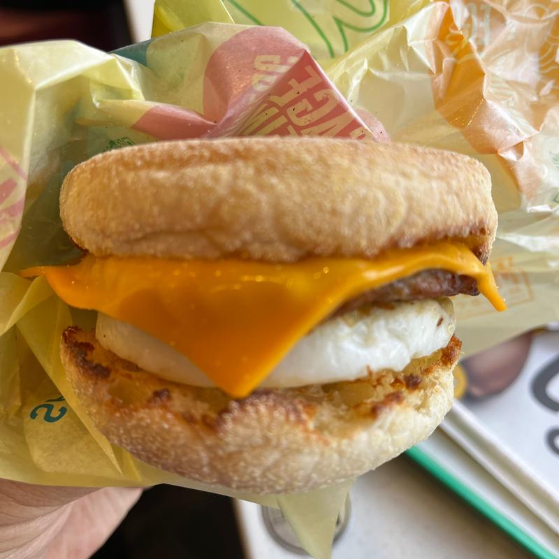 ソーセージエッグマフィンセット(マクドナルド JR前橋駅店 )