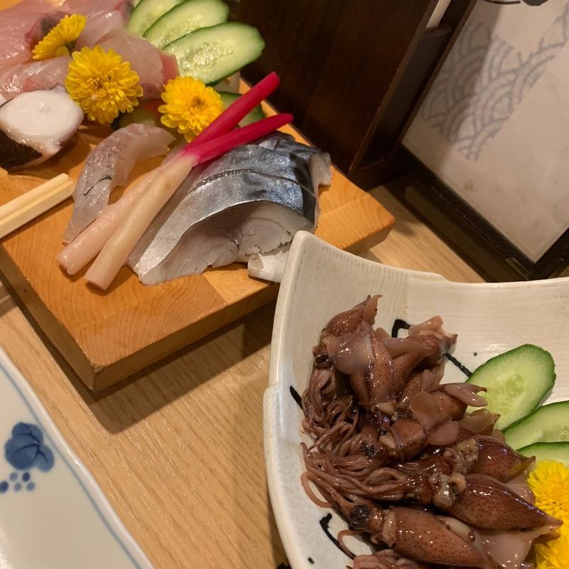 刺し盛り　ホタルイカ(天音)