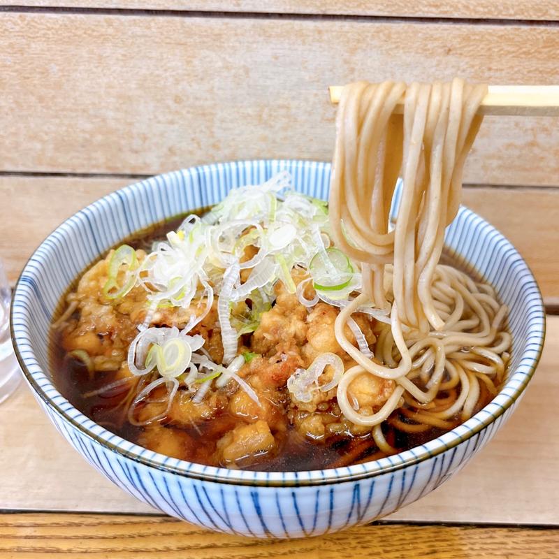 げそ天そば(六文そば)