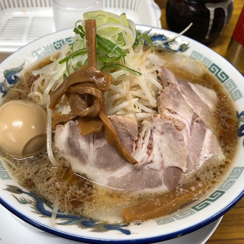 ラーメン・全部・大盛り・もやし(ラーメン大河 )