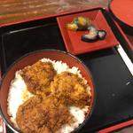 ミニソースカツ丼(亀六そば店 )