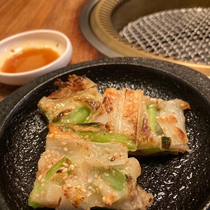 ニラネギチヂミ(ぴょんぴょん舎 GINZA UNA)