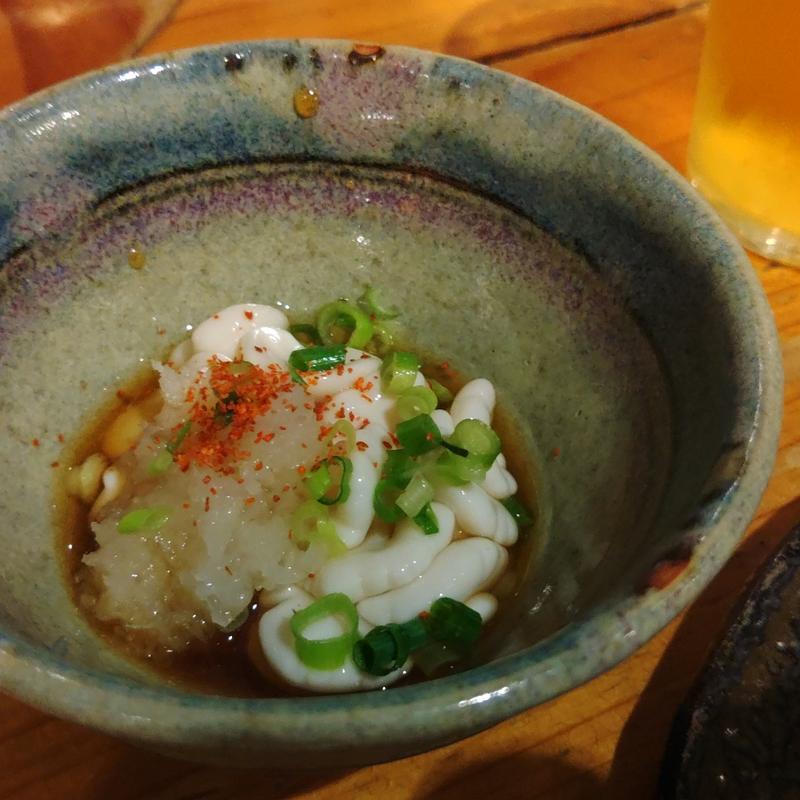 白子ポン酢(彩酒亭 洞(サイシュテイ ホラ)居酒屋)