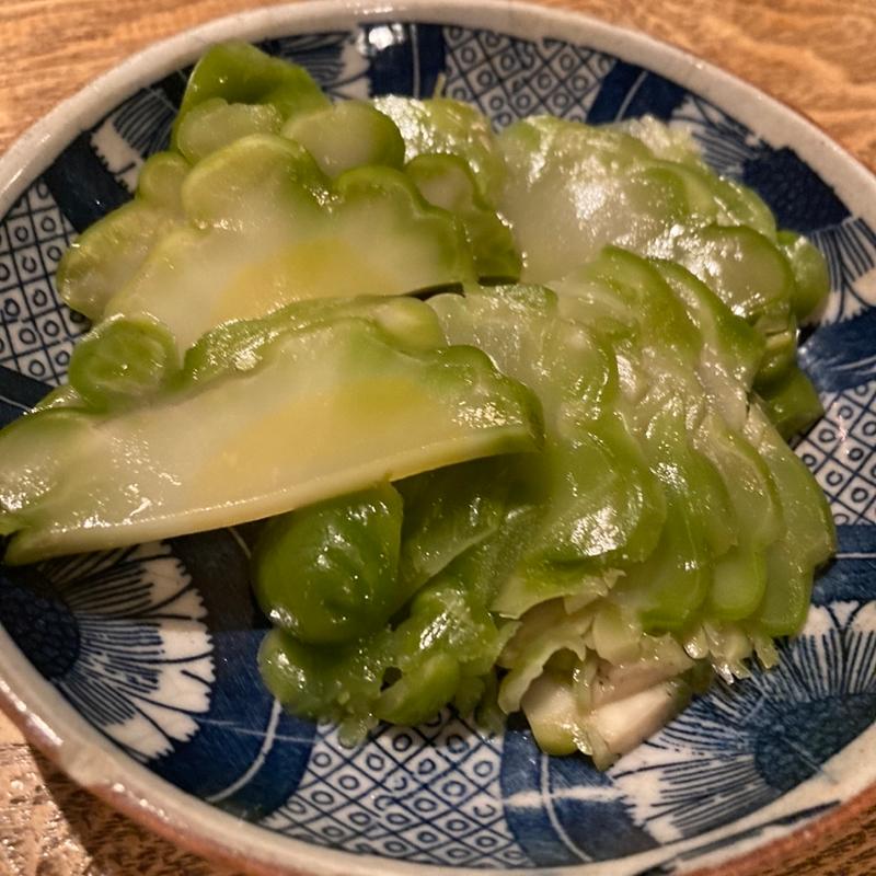 青ザーサイ(青海波)