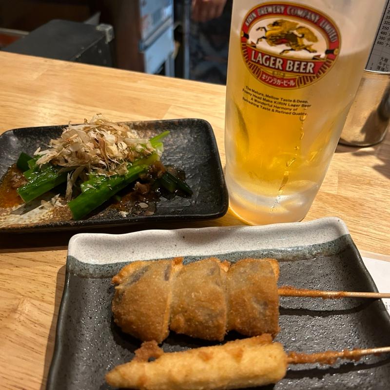 串揚げおまかせ(純米酒専門店 福幸商店)