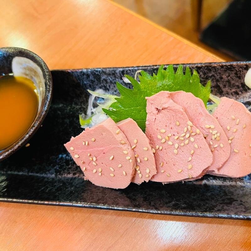 レバ刺(新橋やきとん新習志野店)