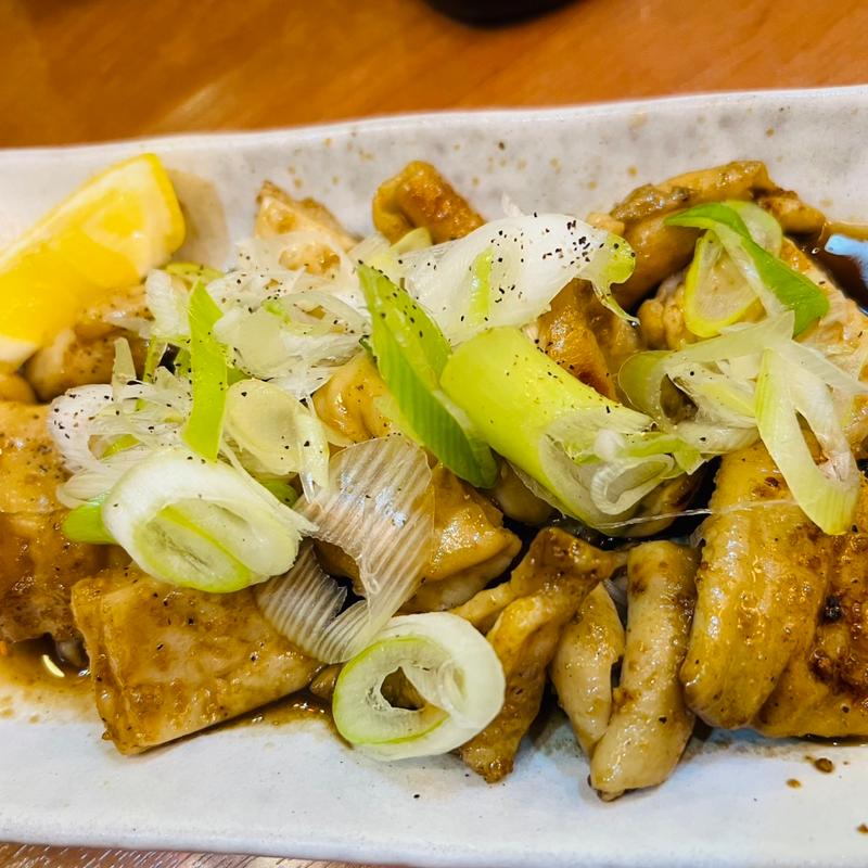 塩ホルモン炒め(新橋やきとん新習志野店)