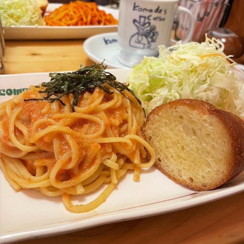 つぶつぶなめらか明太クリーム(珈琲所 コメダ珈琲店 諏訪店)