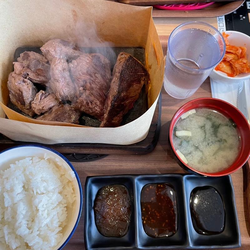 フィレ&ハラミセット(ワンダーステーキフジグラン広島)